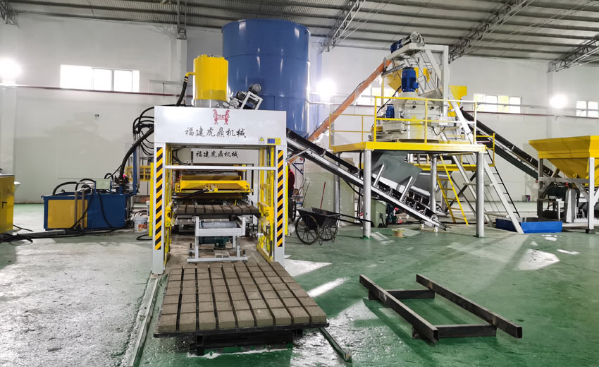 尾礦渣建筑垃圾制磚生產線設備
